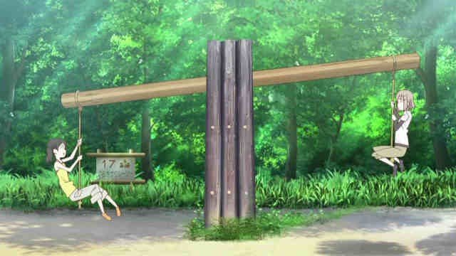 Laughter on the hanging seesaw